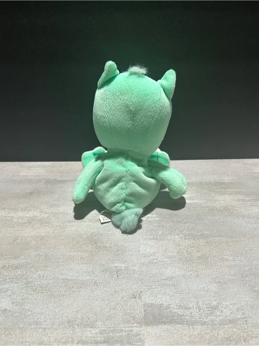 Plush Mint Green Small Pet Toy - Soft Sitting Owl